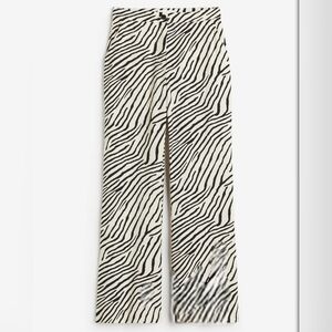 H&M Zebra Print Flared Pants - Sz 14